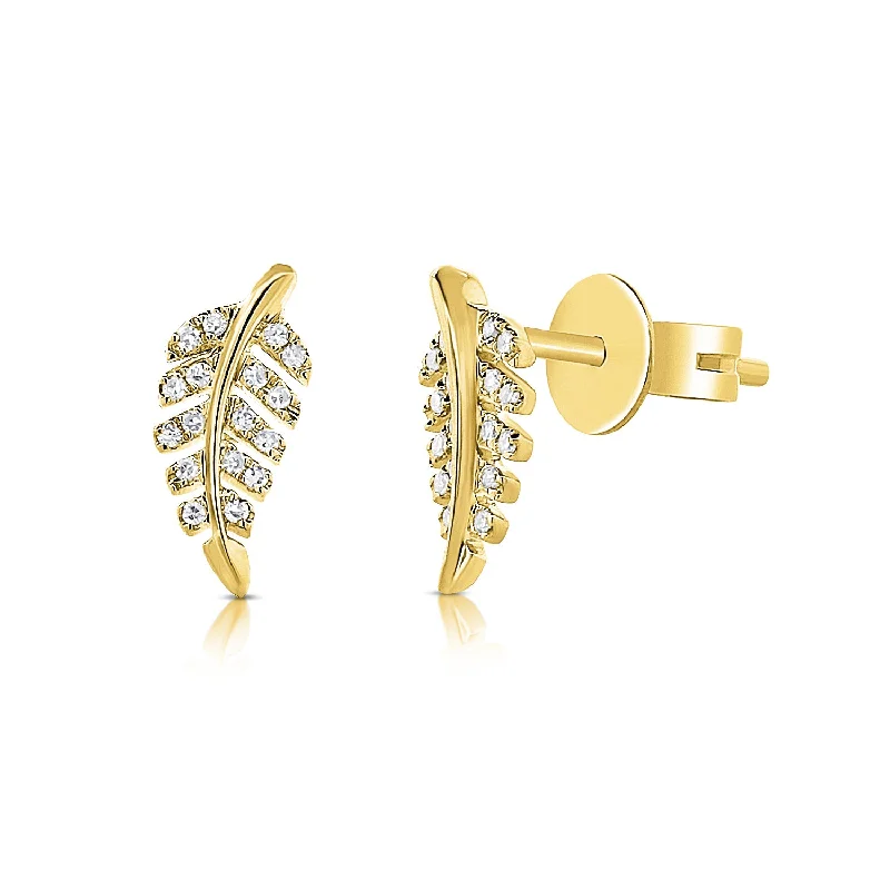 women's multi-stone earrings -Unique 0.07ct Diamond Stud