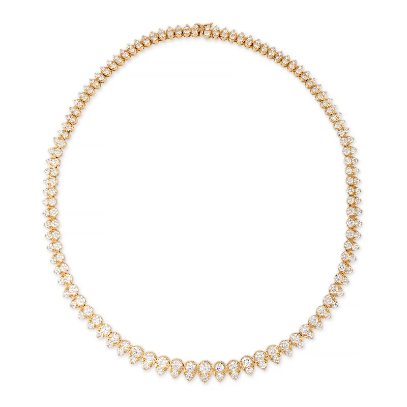 women's chain necklace -DIAMOND CLAUDIA NECKLACE