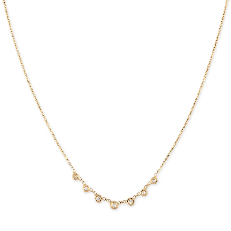 women's choker necklace -7 DIAMOND EMILY NECKLACE