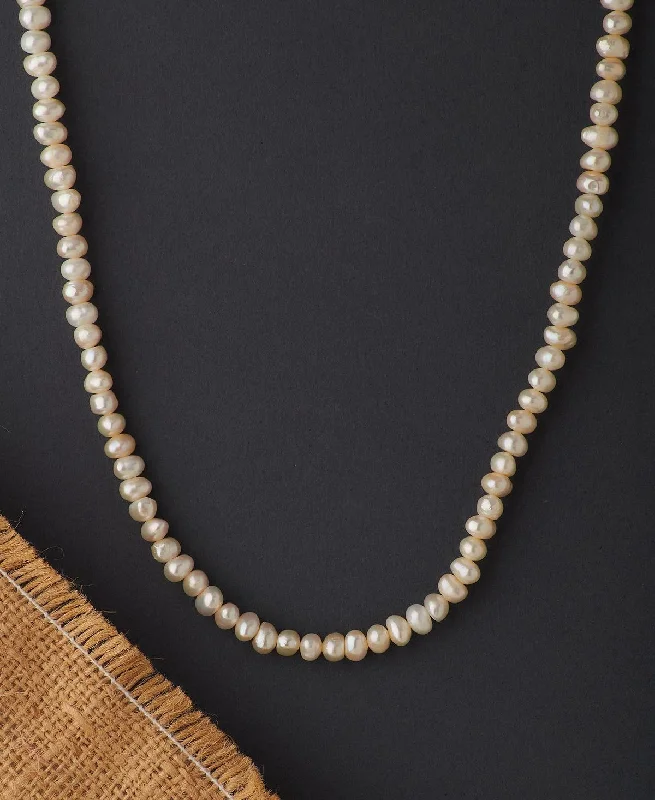 women's luxury diamond necklace -Elegant Real Pearl Necklace