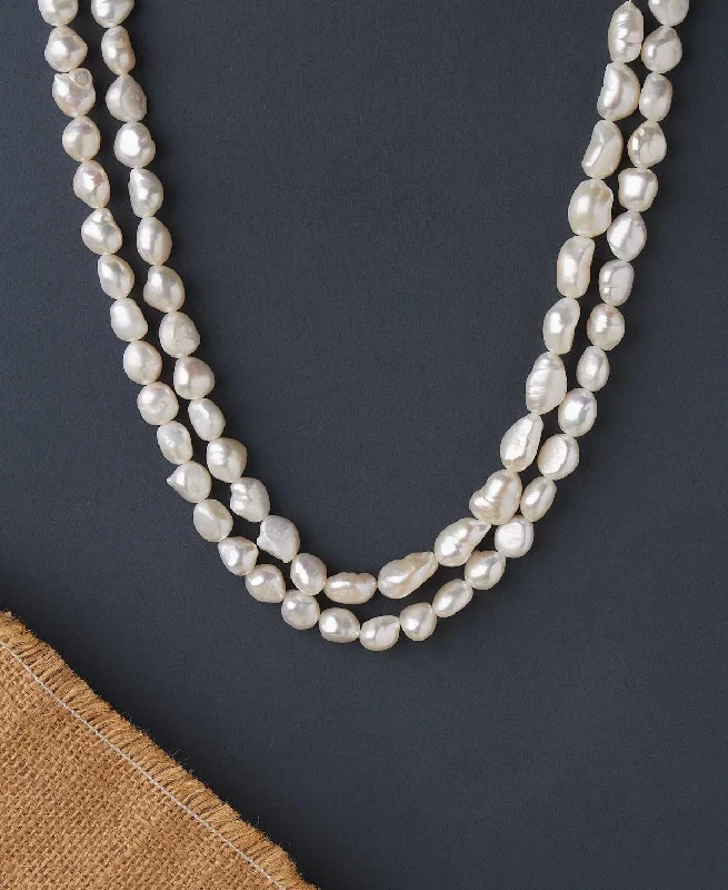 women's luxury diamond necklace -Fashionable baroque Pearl Necklace