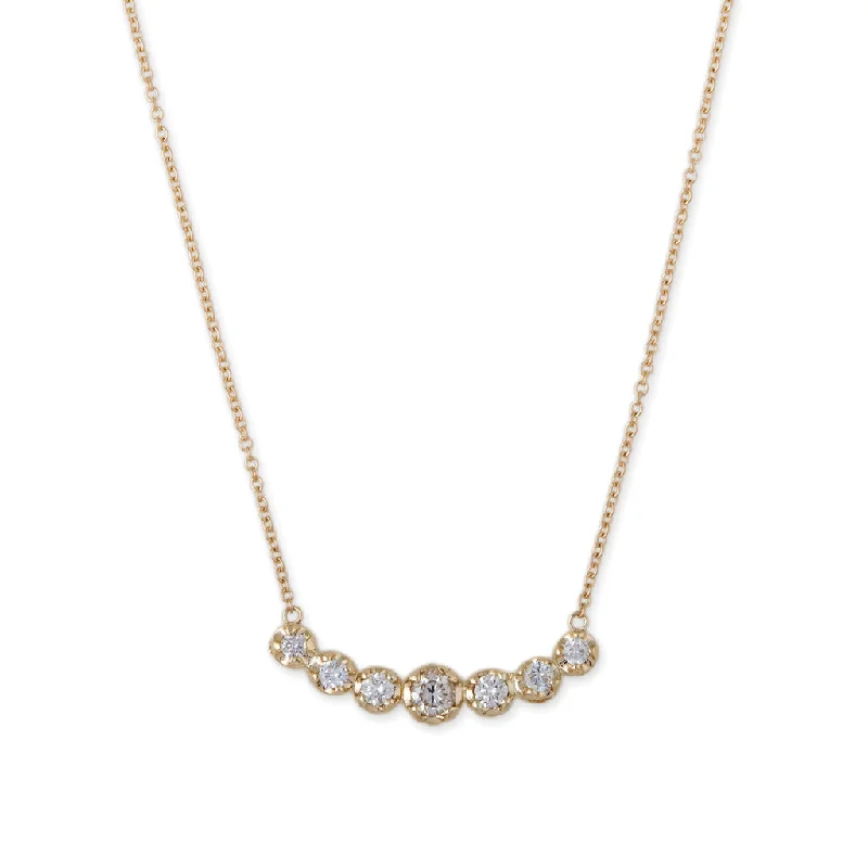 women's star pendant necklace -7 DIAMOND KATE NECKLACE