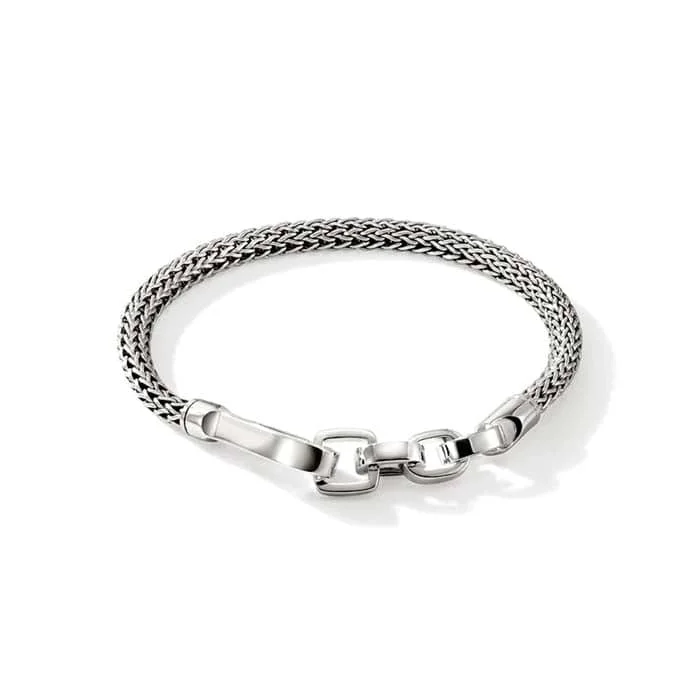 women's statement bracelet -John Hardy 5MM Hook Clasp Bracelet in Sterling Silver