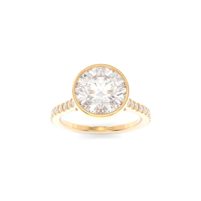 twist engagement rings -Eleanor Ring Round