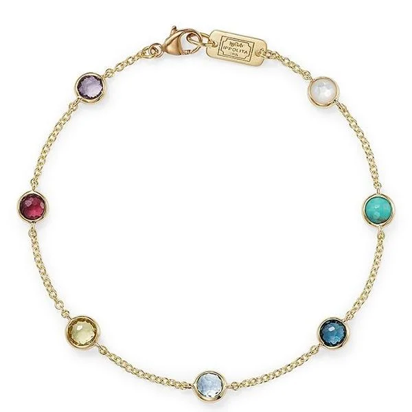 women's adjustable bangle -IPPOLITA Lollipop Station Bracelet in Rainbow