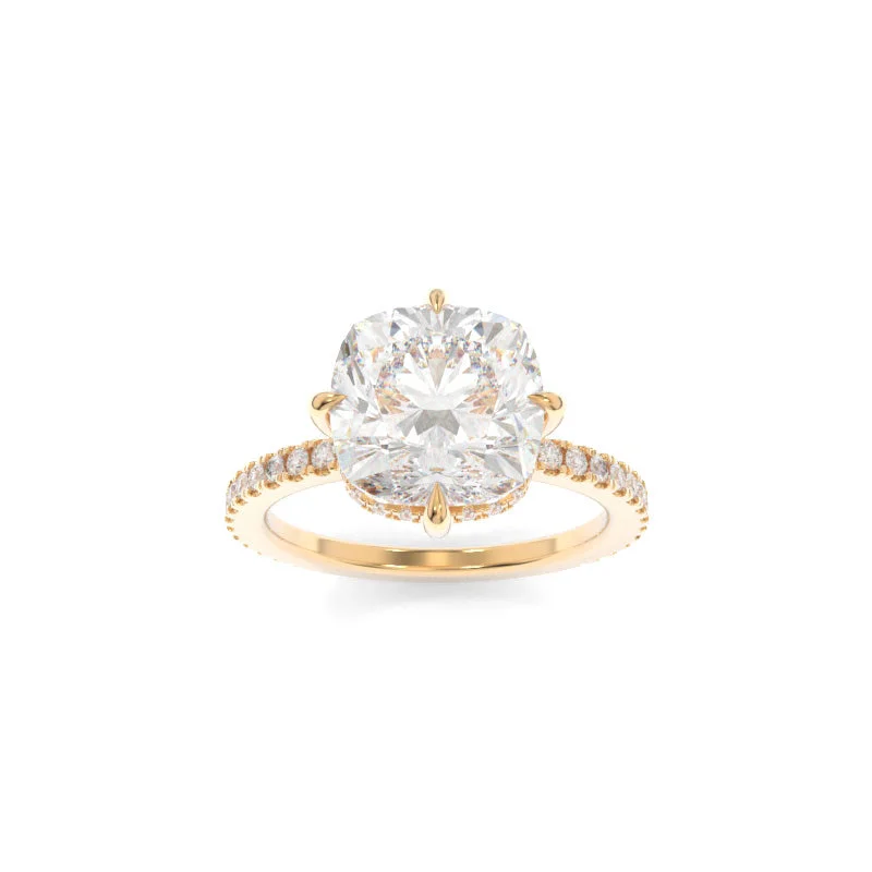 wedding engagement rings sets for her -Chandler Ring Cushion