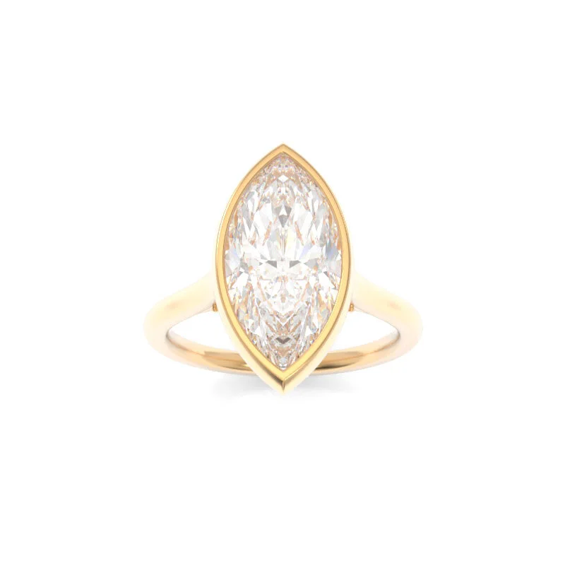 statement engagement rings -Eleanor Solitaire Marquise