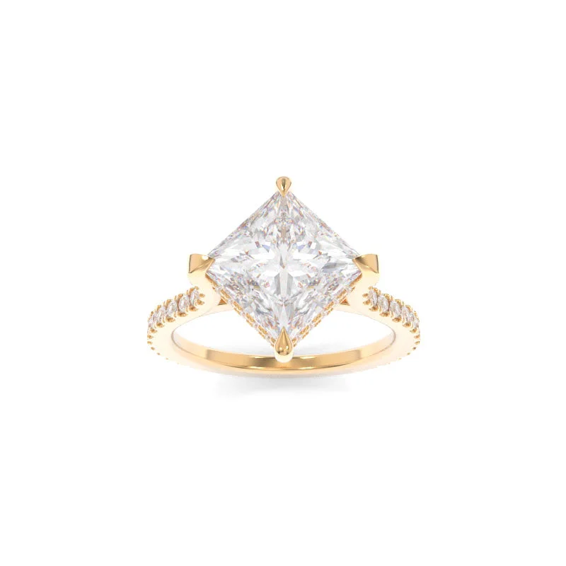 affordable vintage engagement rings -Nora Ring Princess