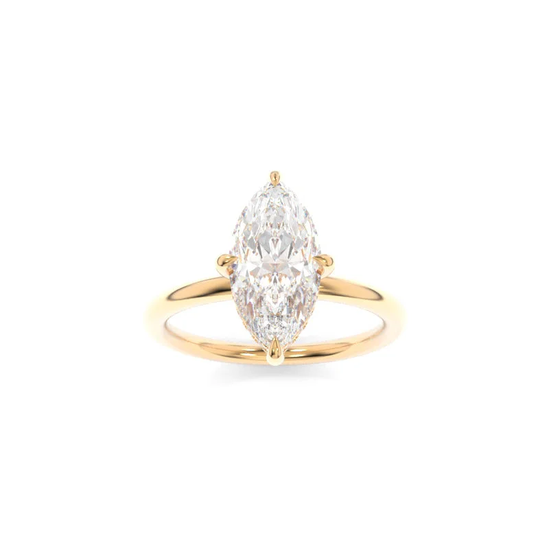 platinum engagement rings -Avery Solitaire Marquise