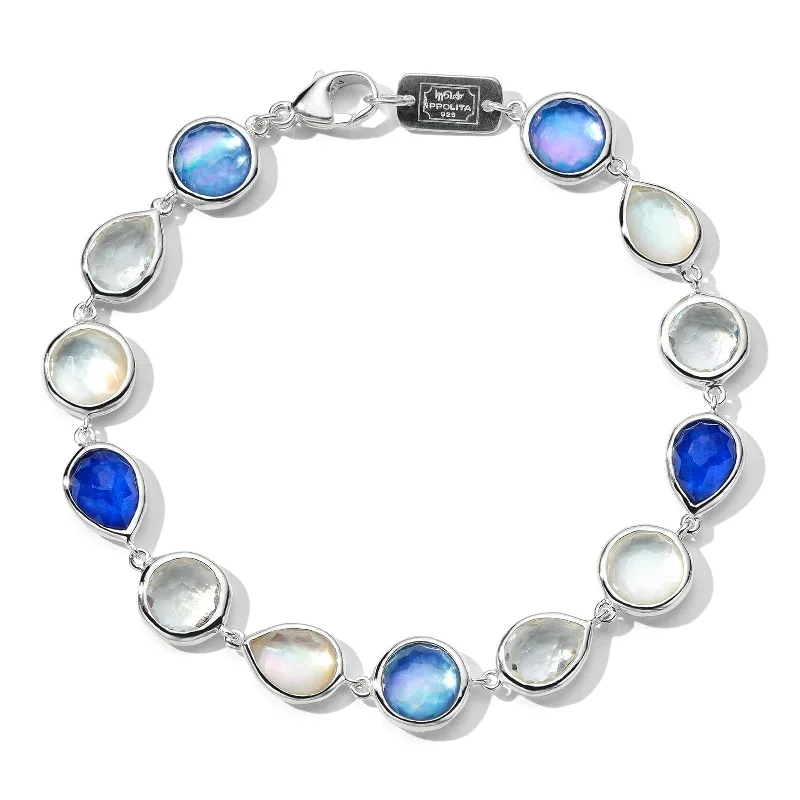 women's delicate bracelet -IPPOLITA Rock Candy Stone Row Bracelet in Corsica