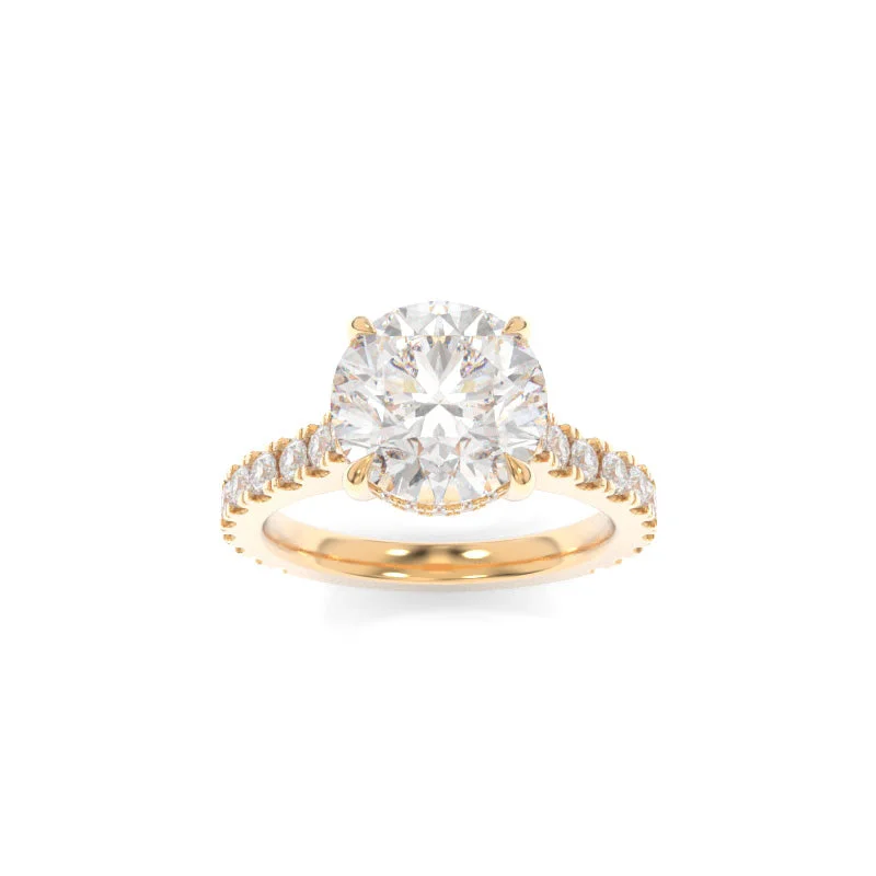 handcrafted engagement rings -Jessie Ring Round