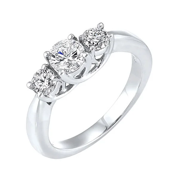 radiant cut engagement rings -14KT WHITE GOLD DIAMOND (2CTW) RING