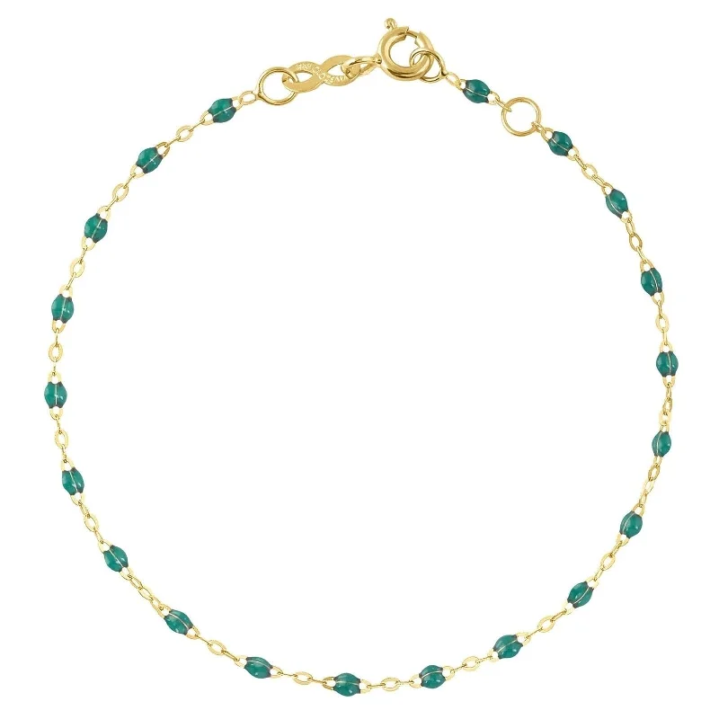 women's braided bracelet -GIGI CLOZEAU Classic Gigi Emerald Bracelet