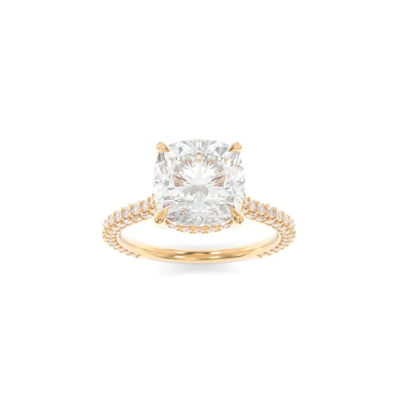 bridal diamond engagement rings -Vanessa Ring Cushion