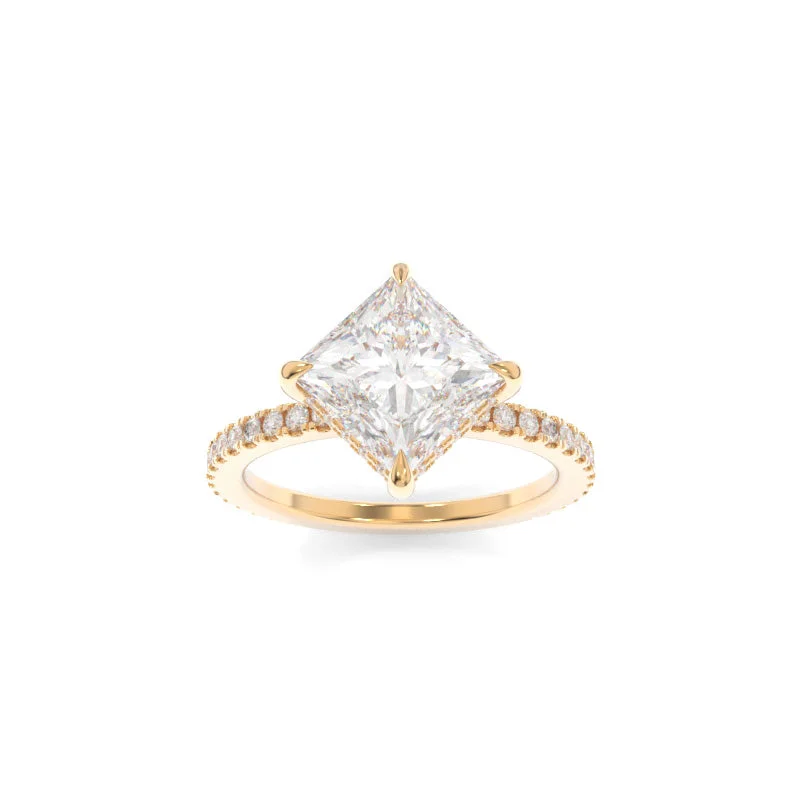 princess halo engagement rings -Chandler Ring Princess