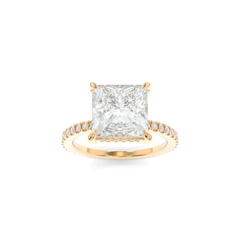 round cut engagement rings -Avery Ring Princess