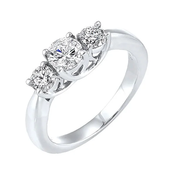 pear-shaped engagement rings -14KT WHITE GOLD DIAMOND (1 1/2CTW) RING