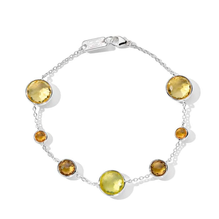 women's open bangle -Ippolita 7-Stone Girasole Bracelet in Sterling Silver