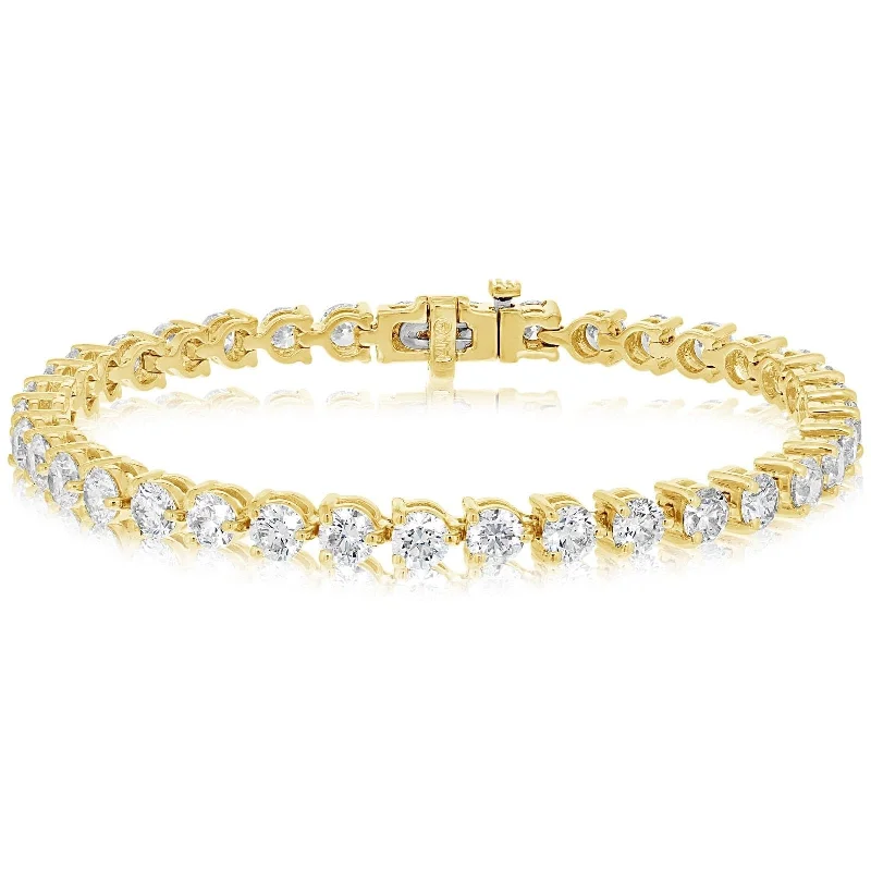 women's double wrap bracelet -9 Carat Diamond Tennis Bracelet