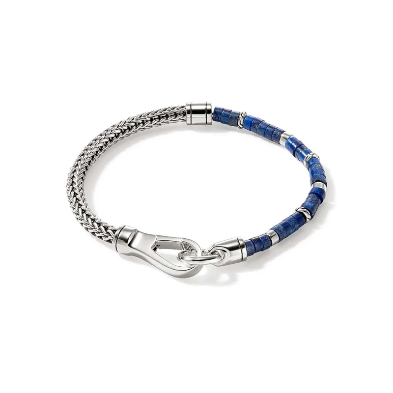 women's custom bracelet -JOHN HARDY Lapis Heishi Bead Bracelet