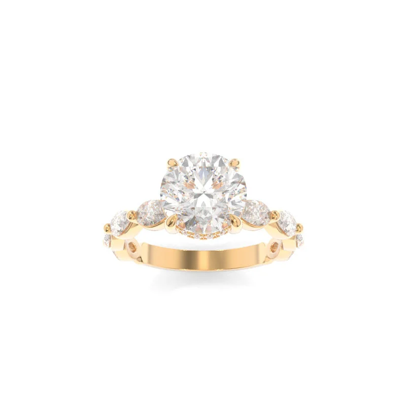 ethically sourced engagement rings -Araceli Ring Round