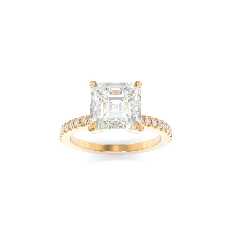 affordable engagement rings -Sienna Ring Asscher