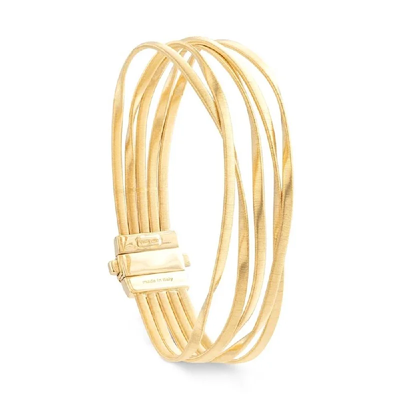 women's woven bracelet -MARCO BICEGO Marrakech Five Strand Coil Bracelet