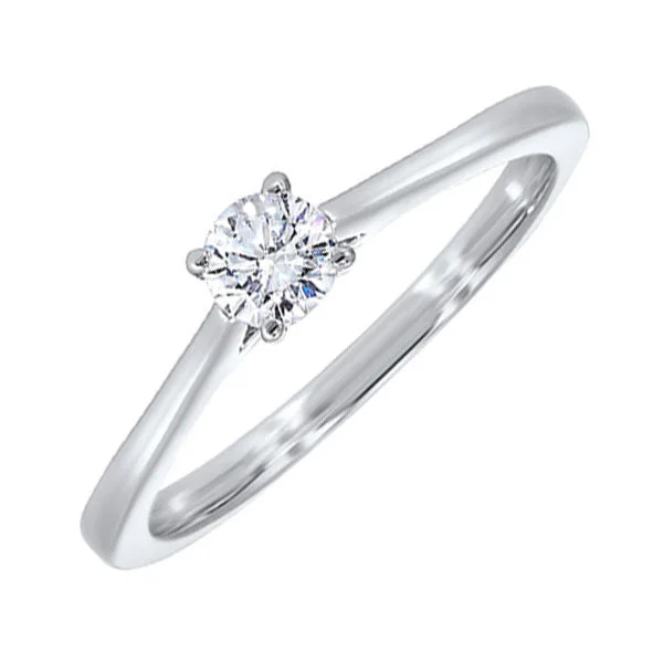 designer engagement rings -14KT WHITE GOLD DIAMOND(3/4CTW) RING