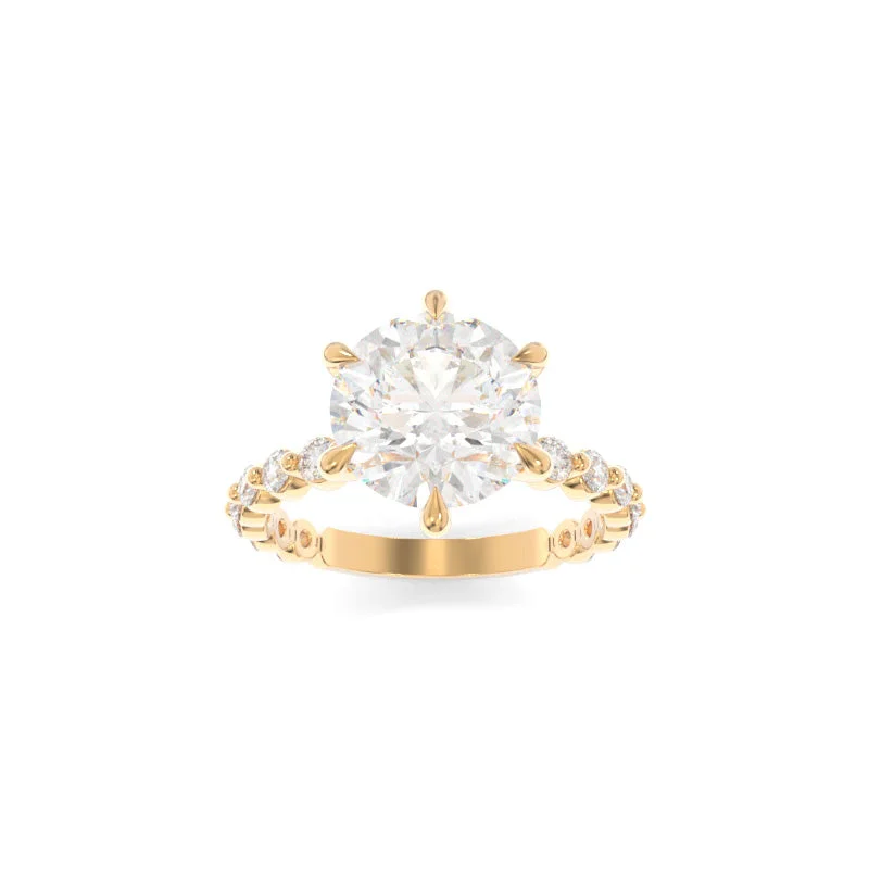 designer engagement rings -Jennie Ring Round