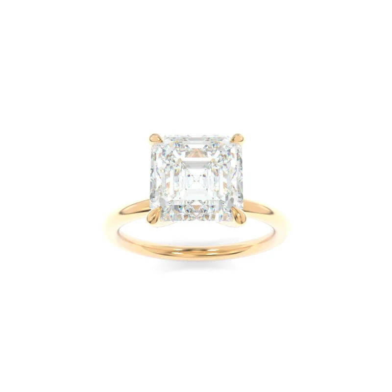 vintage diamond engagement rings -Jennie Solitaire Asscher