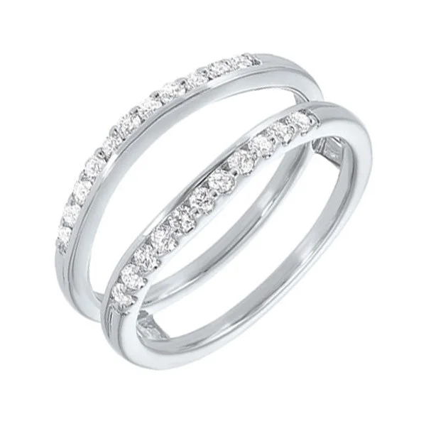 engagement rings for her -14KT WHITE GOLD DIAMOND(1/3CTW) RING