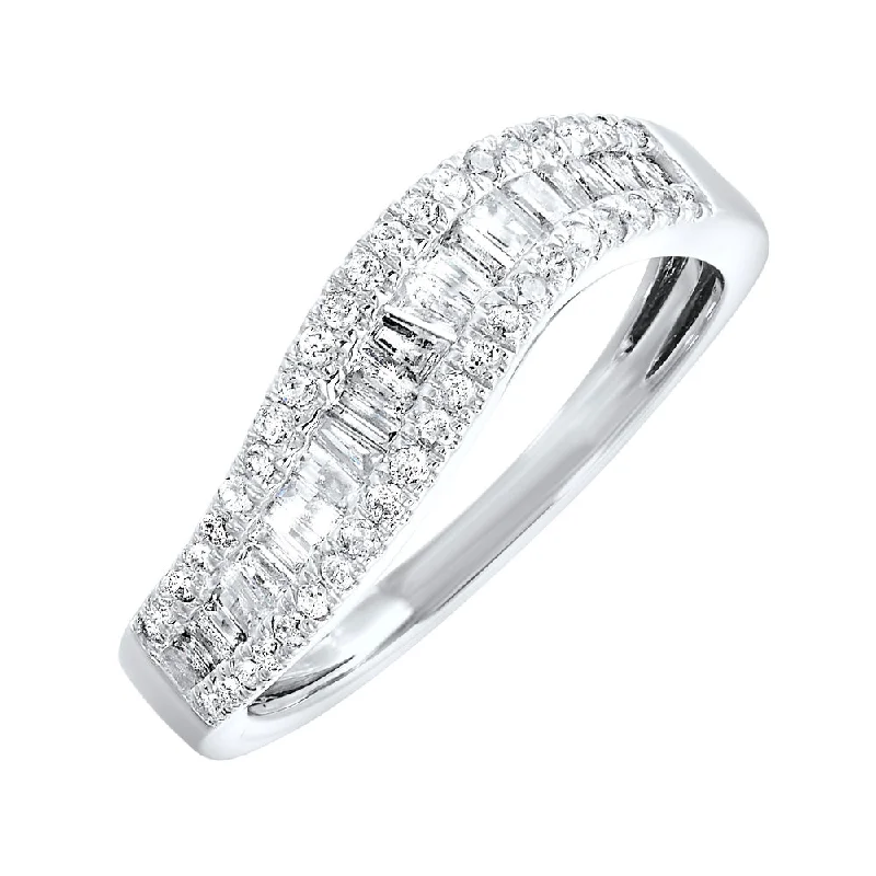 princess cut diamond engagement rings -14KT WHITE GOLD DIAMOND (1/2CTW) RING