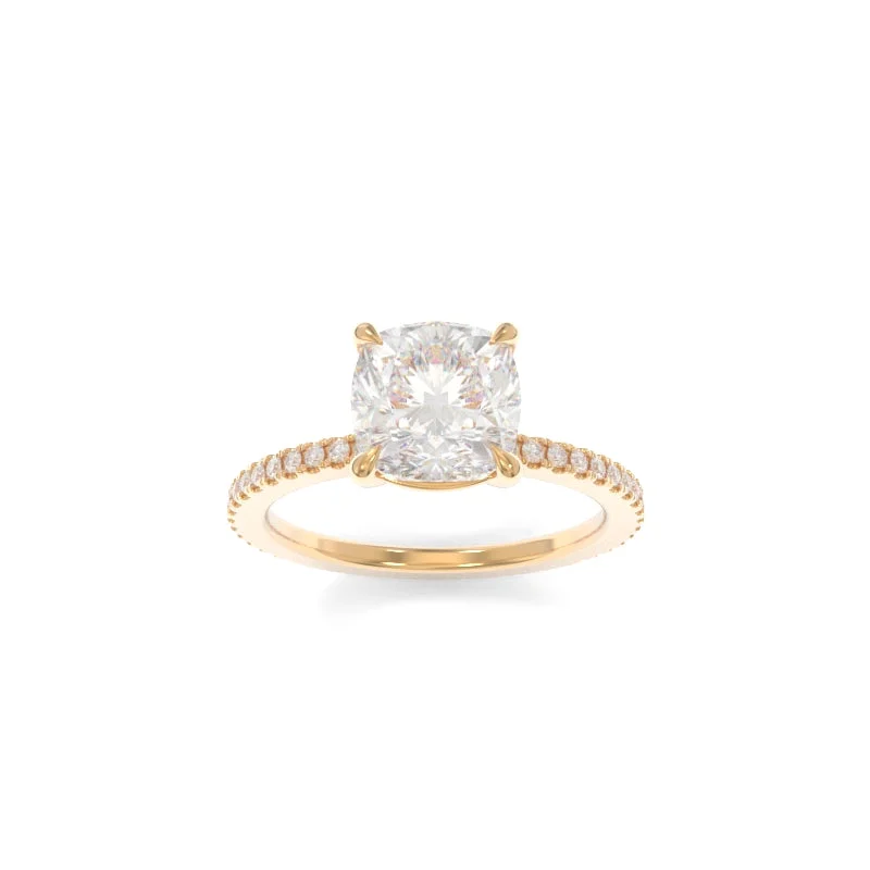 asscher cut engagement rings -Tara Ring Cushion