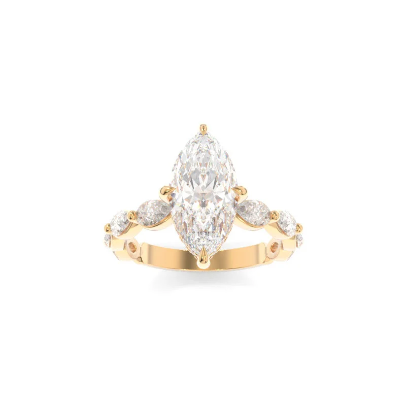 personalized engagement rings -Araceli Ring Marquise