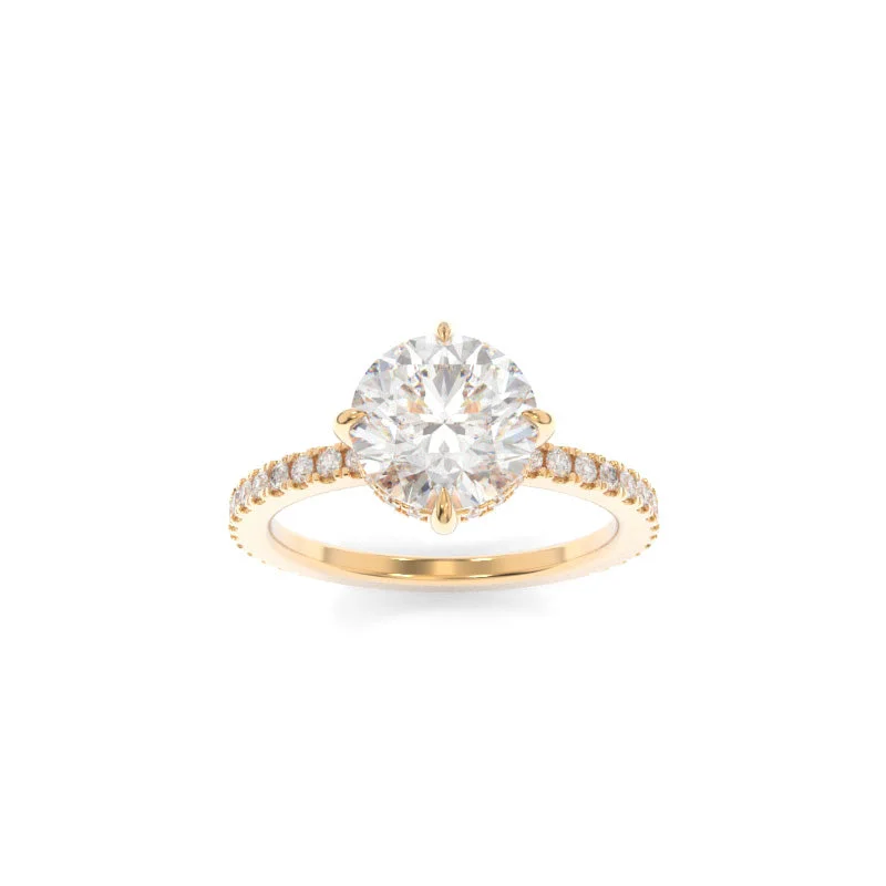 personalized engagement rings -Chandler Ring Round