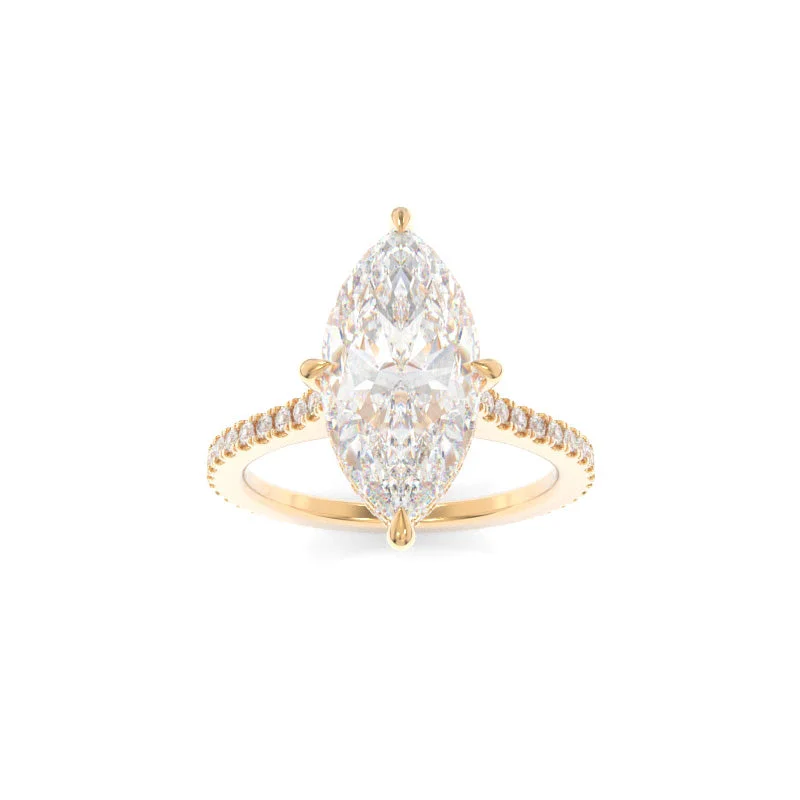 eco-friendly engagement rings -Elle Ring Marquise