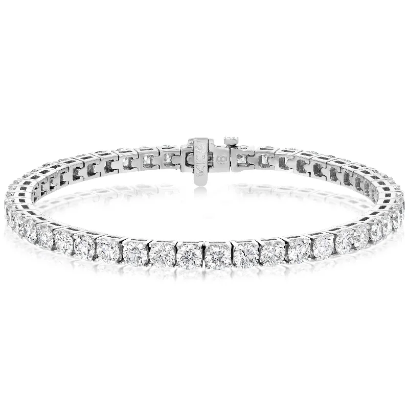 women's ruby bracelet -9.00 Carat Diamond Tennis Bracelet