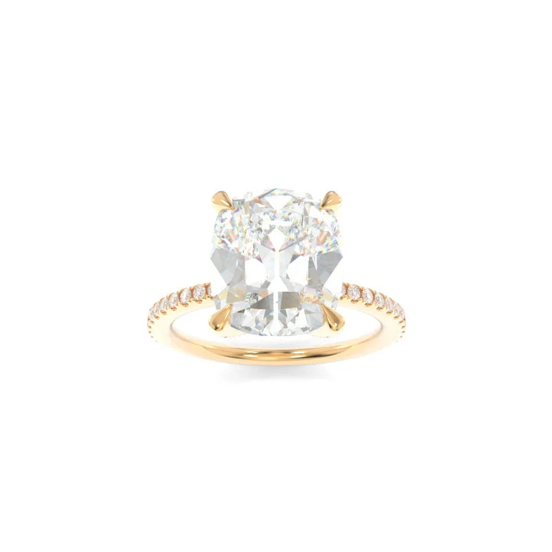 eco-friendly engagement rings -Selena Ring Old Mine Cushion