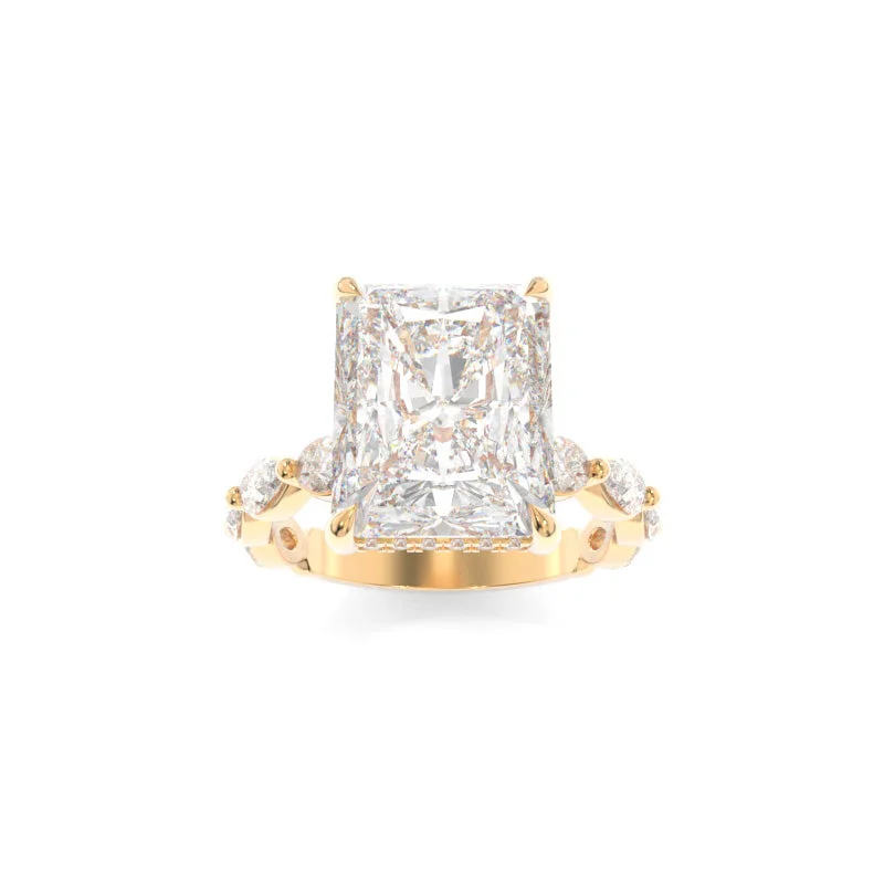 matching wedding and engagement rings -Araceli Ring Radiant