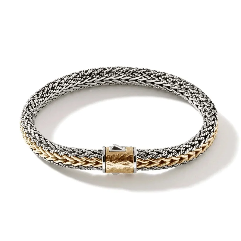 women's layered bracelet -JOHN HARDY Icon 7mm Reversible Bracelet