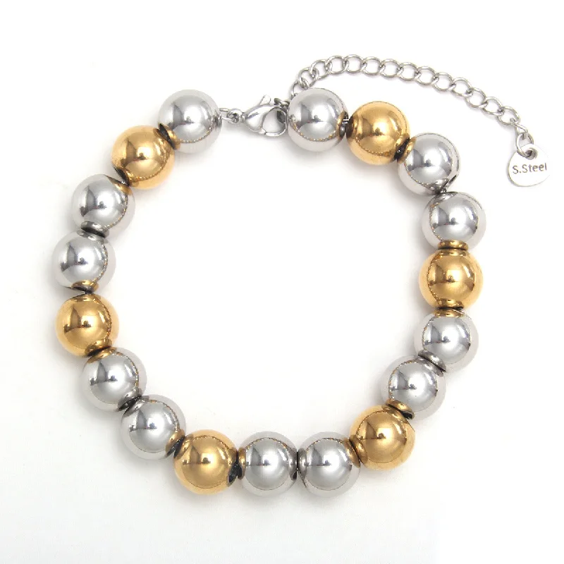 NL02-3 Gold and Silver Color 10mm