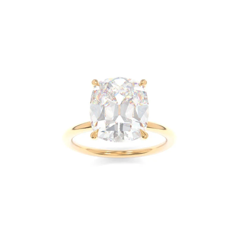 diamond engagement rings -Tara Solitaire Old Mine Cushion