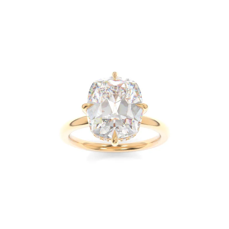 halo diamond engagement rings -Chandler Solitaire Old Mine Cushion