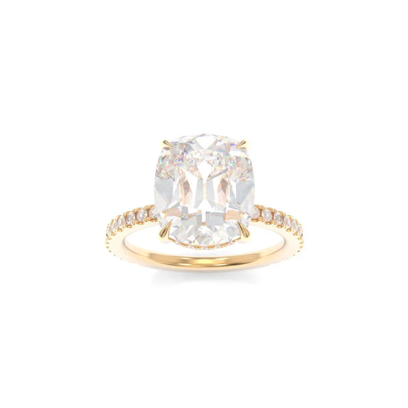 platinum engagement rings -Taylor Ring Old Mine Cushion