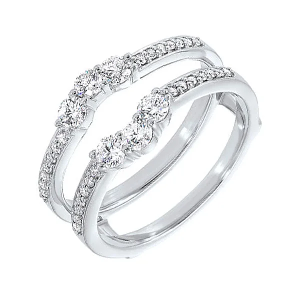 bespoke engagement rings -14KT WHITE GOLD DIAMOND(5/8CTW) RING