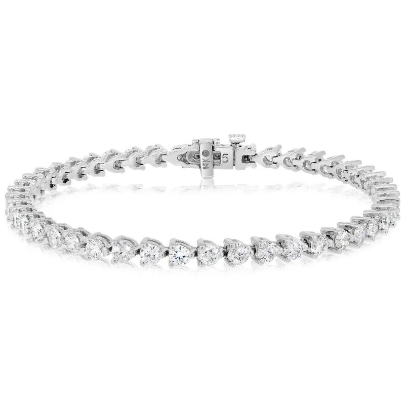 women's large cuff bracelet -5.00 Carat Diamond Bracelet