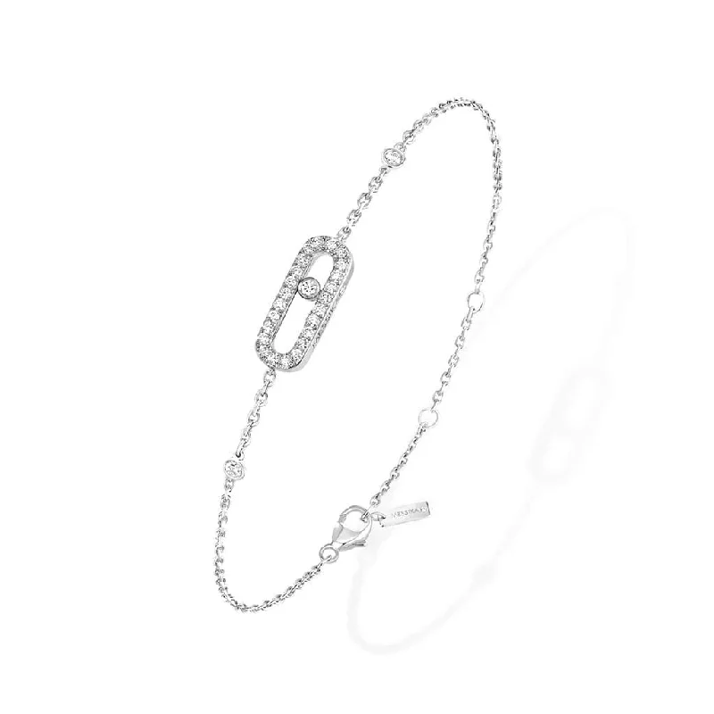 women's stacking bangles -MESSIKA Move Uno Diamond Bracelet