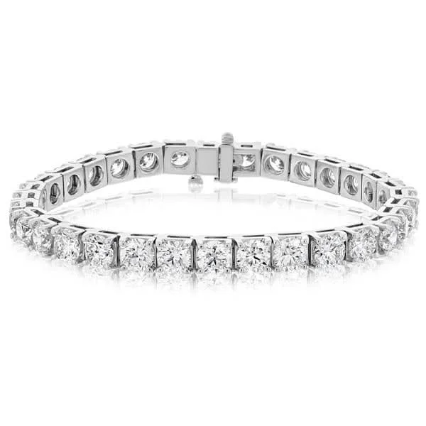 women's gold-plated bracelet -13.00 Carat Diamond Tennis Bracelet