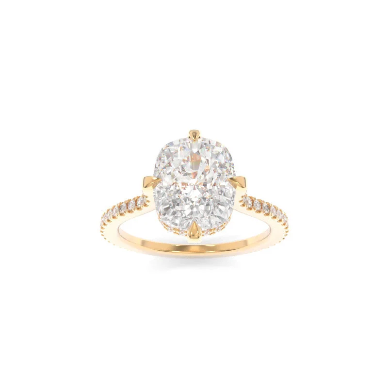 round cut engagement rings -Emalyn Ring Elongated Cushion