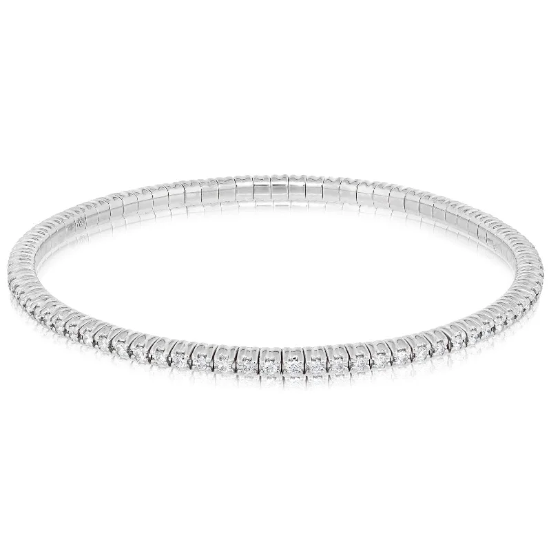 women's statement bracelet -1 Carat Diamond Stretchy Bracelet